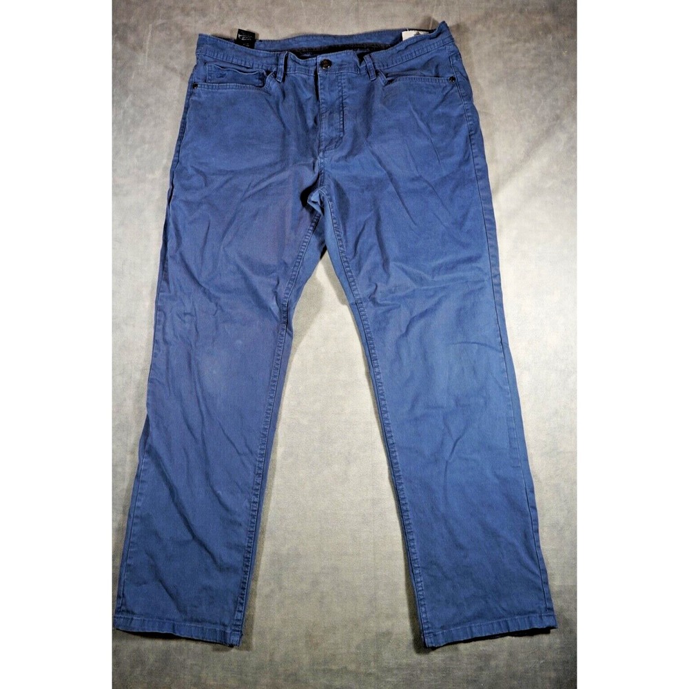 English Laundry Navy‎ Blue Straight Leg Pants Mens 36x30 Casual Office